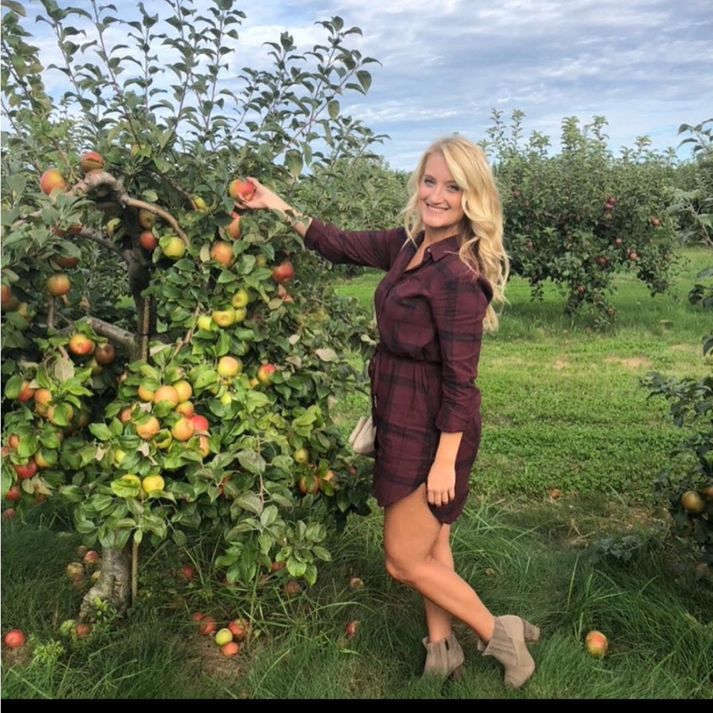 Abercrombie & Fitch Maroon Kids Dress